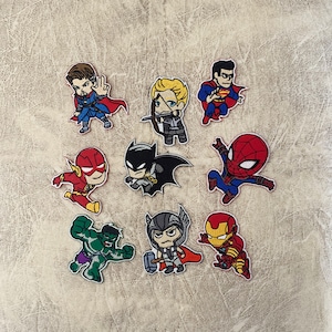 Superheld Iron on patch, Patches, Super hero patches iron on, geborduurd Patch Iron, Patches Voor Jas, Logo Back Patch,