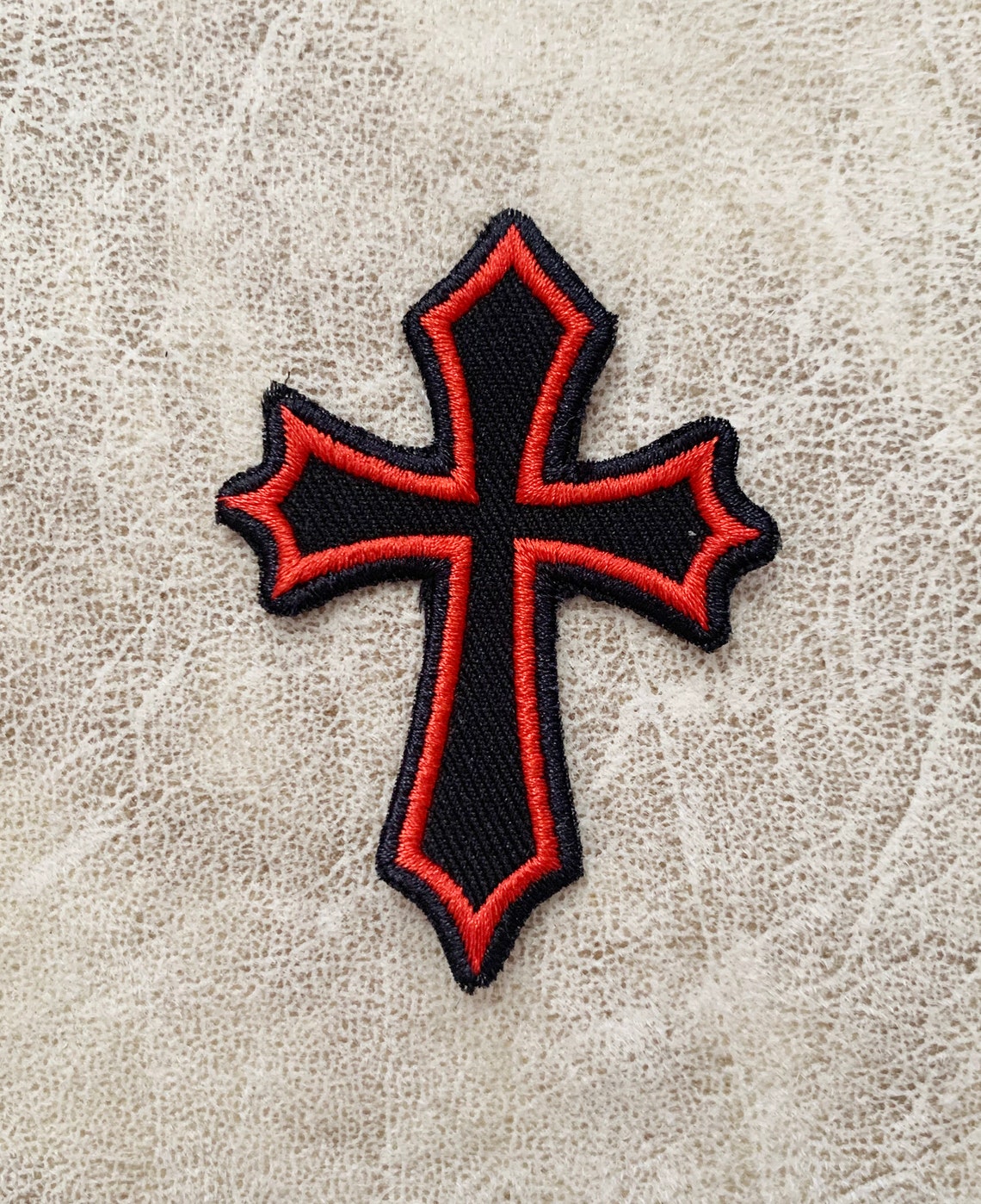 Punk Cross Iron on Patch Patches Patches Iron on Etsy UK