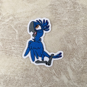 Blu ijzer op patch, Rio Patches, Patches ijzer op, geborduurde Patch Iron, Patches voor jas, Logo Back Patch,