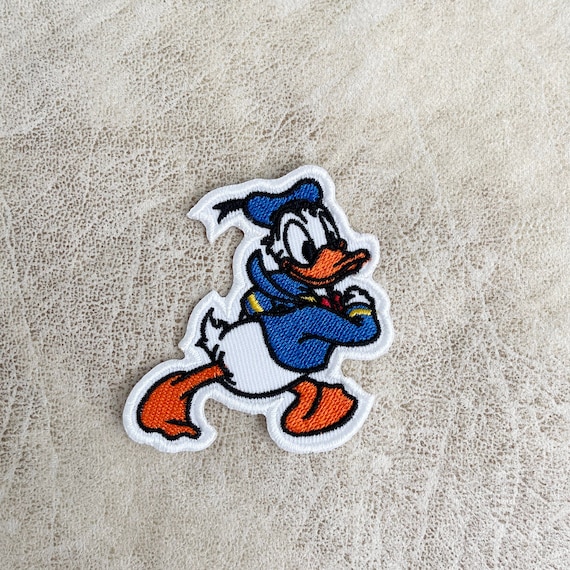 Donald Duck Iron on patch, Patches, Donald Duck patches iron on ,Embroidered Patch Iron, Patches For Jacket ,Logo Back Patch,