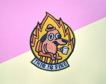 Il s'agit d'un patch à repasser pour chien fin, patchs, patchs pour chien, fer à repasser brodé, patchs pour veste, patch arrière avec logo,