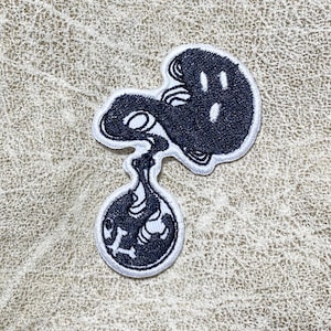 Ghost bottle Iron on patch, Patches, Patches iron on ,Embroidered Patch Iron, Patches For Jacket ,Logo Back Patch,