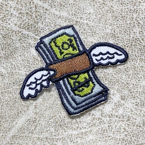Money wing Iron on patch, Patches, Patches iron on ,Embroidered Patch Iron, Patches For Jacket ,Logo Back Patch,