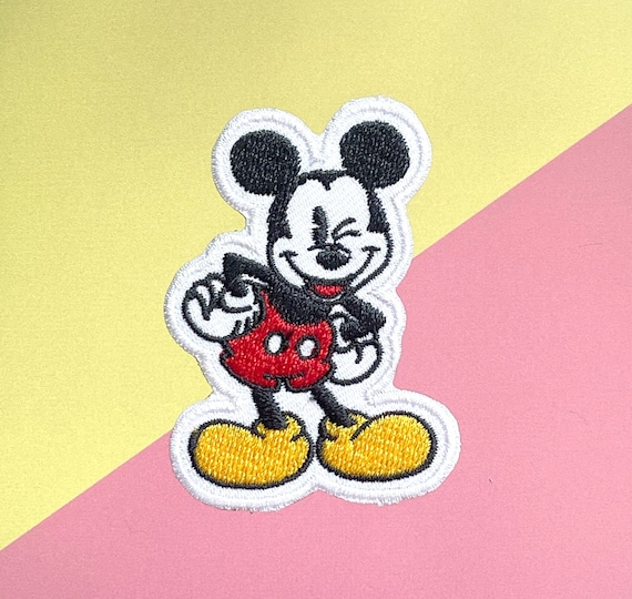 Parche termoadhesivo de Mickey, parches de Mickey, parches