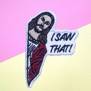 Jesus iron on patch, Jesus Patches,  Thanksgiving Patches iron on ,Embroidered Patch Iron, Patches For Jacket ,Logo Back Patch,