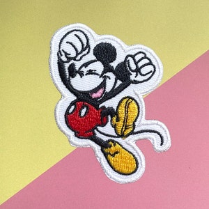 Mickey  iron on patch, Mickey  Patches, Mickey Patches iron on ,Embroidered Patch Iron, Patches For Jacket ,Logo Back Patch,