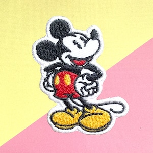 Mickey  iron on patch, Mickey  Patches, Mickey Patches iron on ,Embroidered Patch Iron, Patches For Jacket ,Logo Back Patch,