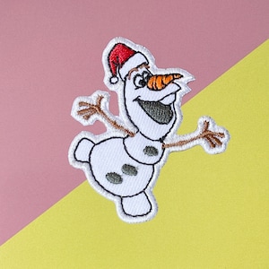 Olaf iron on patch,  Frozen Patches, Cartoon Patches iron on ,Embroidered Patch Iron, Patches For Jacket ,Logo Back Patch,