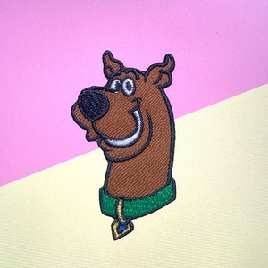 Naszywki do prasowania Scooby-Doo, naszywki dla psów, naszywki Scoopy Doo do prasowania, haftowane naszywki do prasowania, naszywki na kurtkę, naszywki z logo na plecach,