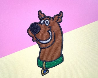 Scooby-Doo iron on patch, Dog Patches, Scoopy doo Patches iron on ,Embroidered Patch Iron, Patches For Jacket ,Logo Back Patch,