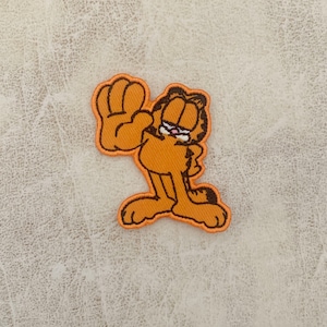 Garfield iron on patch, Garfield Patches, Garfield iron on ,Embroidered Patch Iron, Patches For Jacket ,Logo Back Patch,