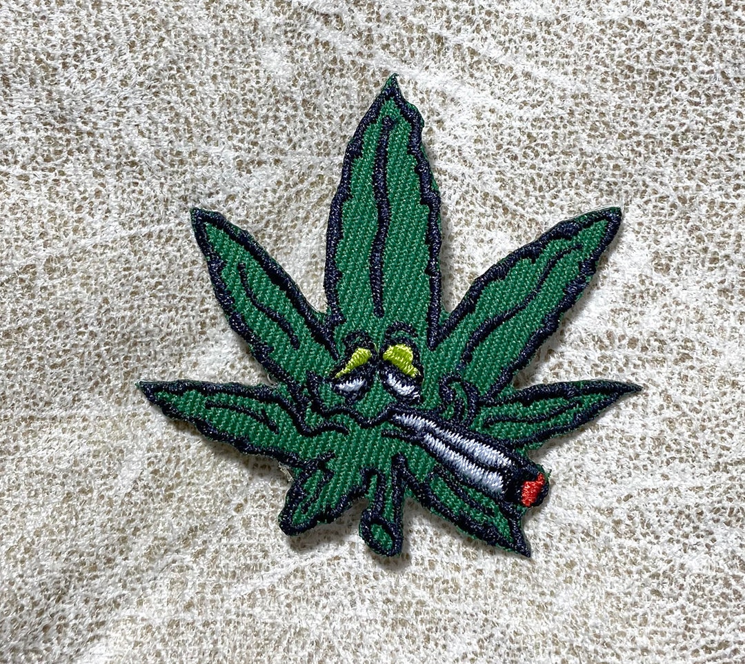 Marijuana Leaf Iron on Patch, Patches, Patches Iron on ,embroidered