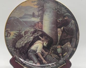 Vintage Bauscher Weiden Bavaria Plate 1981 Hainstadt Wandertage German Porcelain Collector Wall Plate