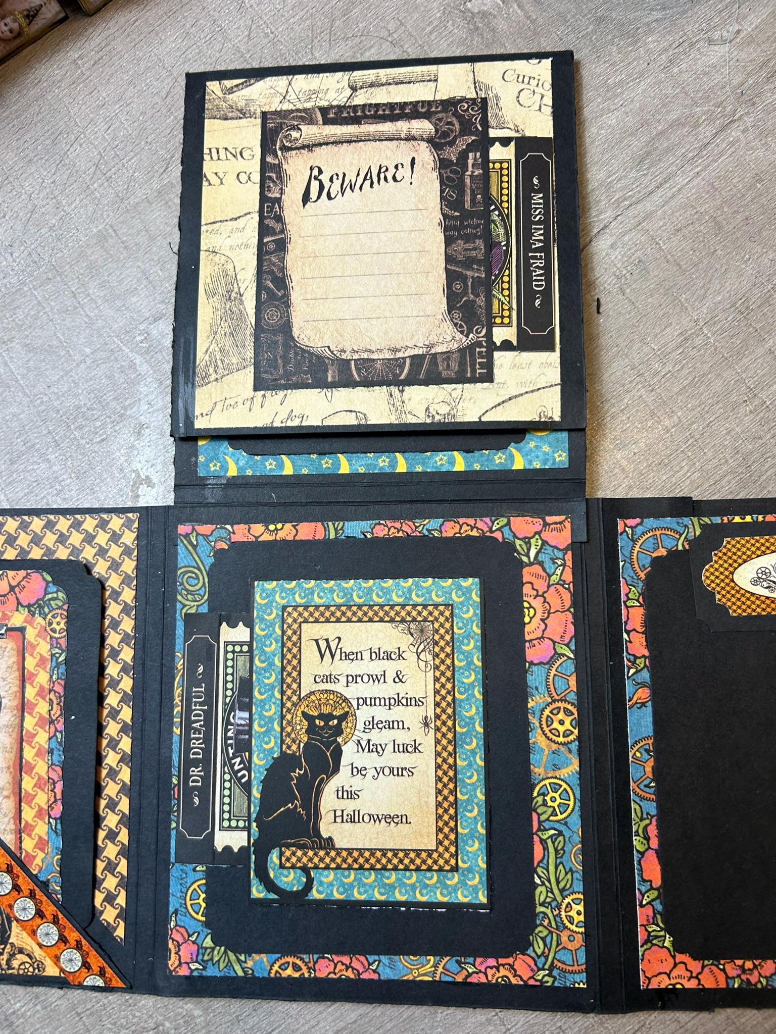 Quad Fold Folio PDF Instructions With Video Tutorial Using Steampunk ...