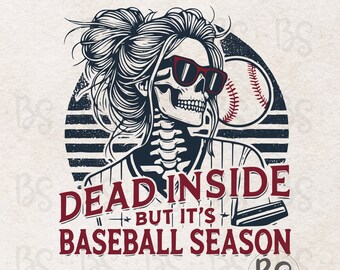 Honkbal png, ontwerp honkbalsublimatie, honkbalclipart, honkbalseizoen, honkbalskelton, Dead Inside, honkballiefhebber png, honkbalmoeder png