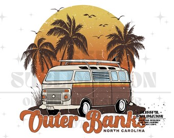 Outer Banks PNG | Retro Sublimations | Pogue Life Png | Sublimation design download | T-shirt design | P4L | OBX | PNG | Clipart |