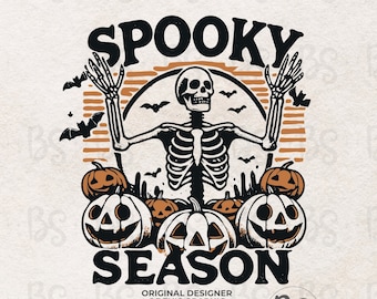 Halloween Png, Gruselige Saison Png, Skelett Png, Goth Ästhetik Png, Herbst Png, Vintage Halloween Png, trendiges Halloween Skeleton Shirt Png