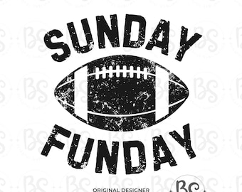 Football Png, Sunday Funday, Football Season,  Png for Sublimation, Football Shirt Png, Football Mom, Digital Download,  American Football