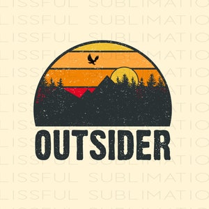 Retro PNG file for sublimation printing, Designs Downloads,  Camping Png Sublimation design download - T-shirt design - Hiking Png, Mountain