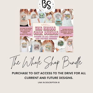 the whole shop bundle is available for purchase