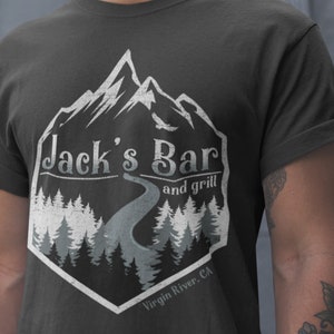 Virgin River PNG file for sublimation printing DTG printing - Jack's Bar Png Sublimation design download, T-shirt design - Mountain Png, PNW image 2