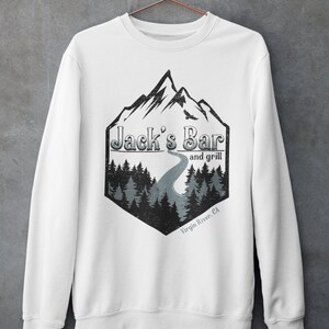 Virgin River PNG file for sublimation printing DTG printing - Jack's Bar Png Sublimation design download, T-shirt design - Mountain Png, PNW image 5