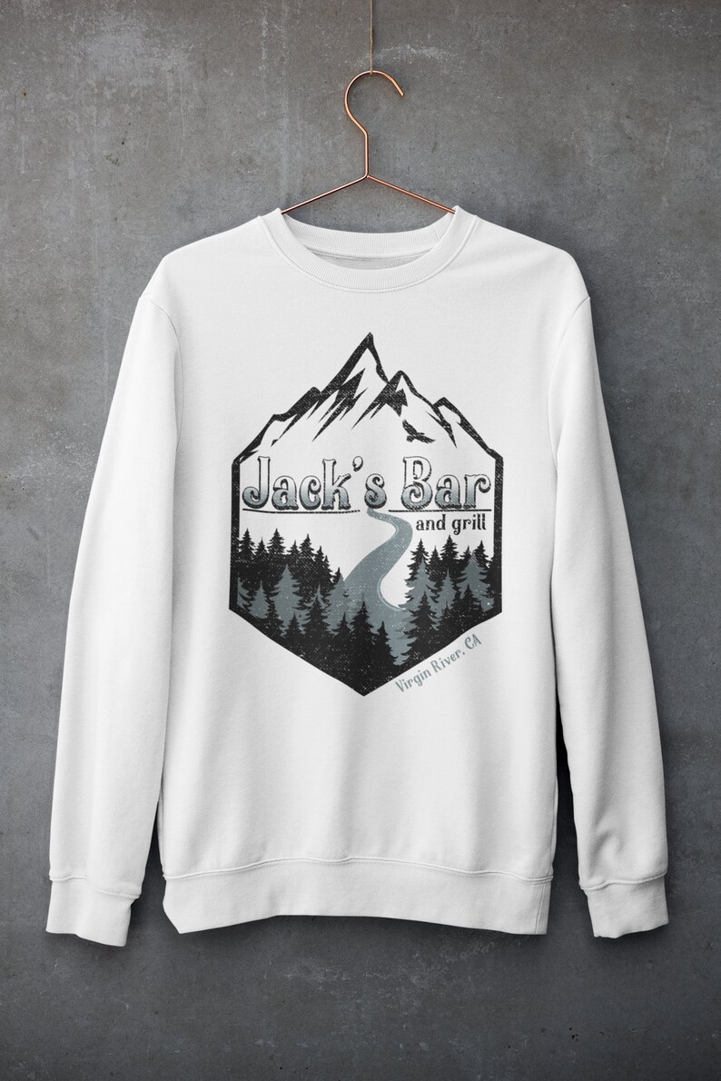 Virgin River PNG file for sublimation printing DTG printing - Jack's Bar Png Sublimation design download, T-shirt design - Mountain Png, PNW image 5