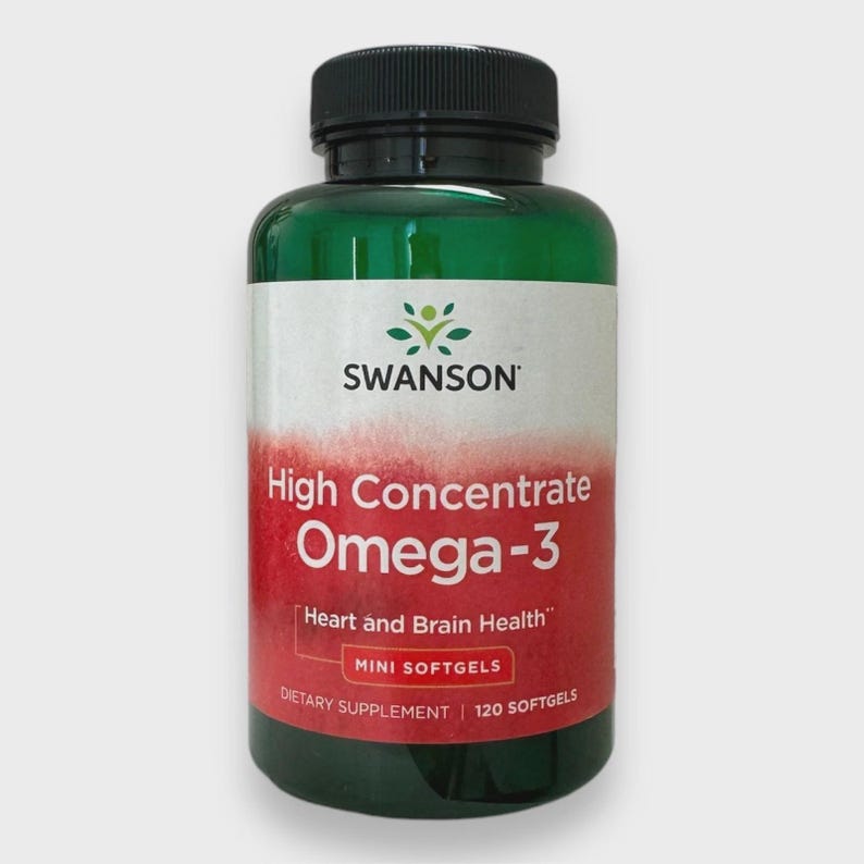 Omega-3 No fishy odor 120 MINI softgels Heart Brain Cognitive Joint Skin Health image 4