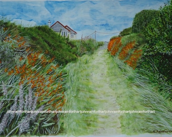 The Lizard point , Cornwall. high quality print from original acrylic painting