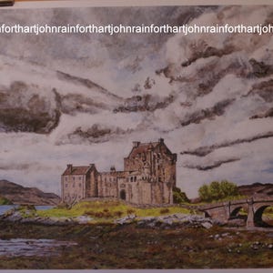 eileen donan high quality limited edition print from acrylic painting