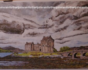eileen donan high quality limited edition print from acrylic painting