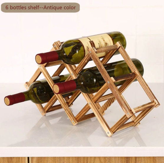 Natural Wood Wine Rack Wine racks bottle stand Etsy