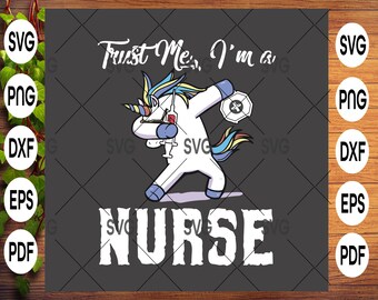 Download Unicorn Nurse Svg Etsy