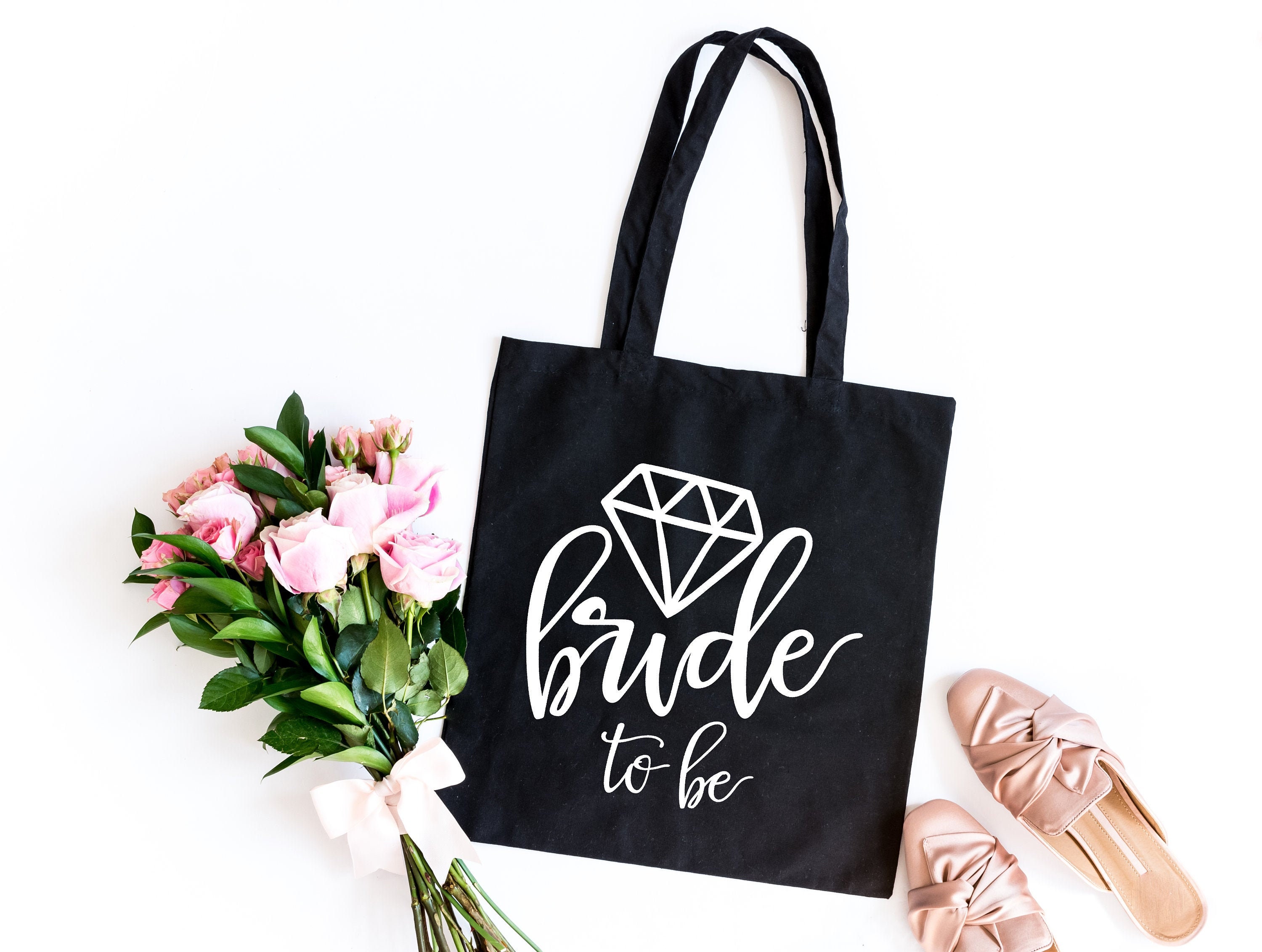 Bride to Be Tote Bag Bridal Party Bag Wedding Gift Bride Etsy
