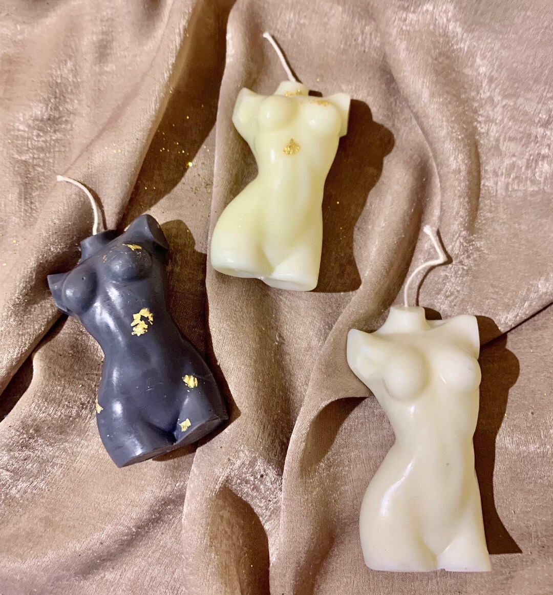 Handmade Soy Wax Woman Torso Candles Etsy