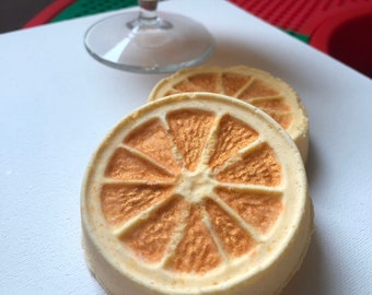 Citrus bath bomb(2), Relaxing bath bombs, Gift ideas for women, Bath bomb favors, Skincare, Bath bombs for kids, Bath fizzies, Bubble bath