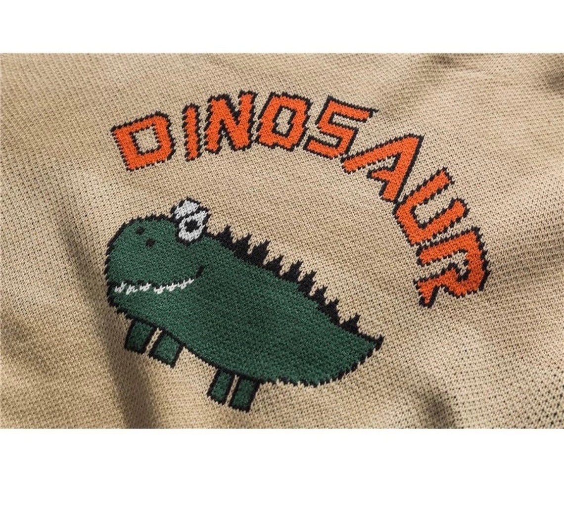 Dinosaur Lovely Sweater Men 2018 Winter Pullover Men's Etsy