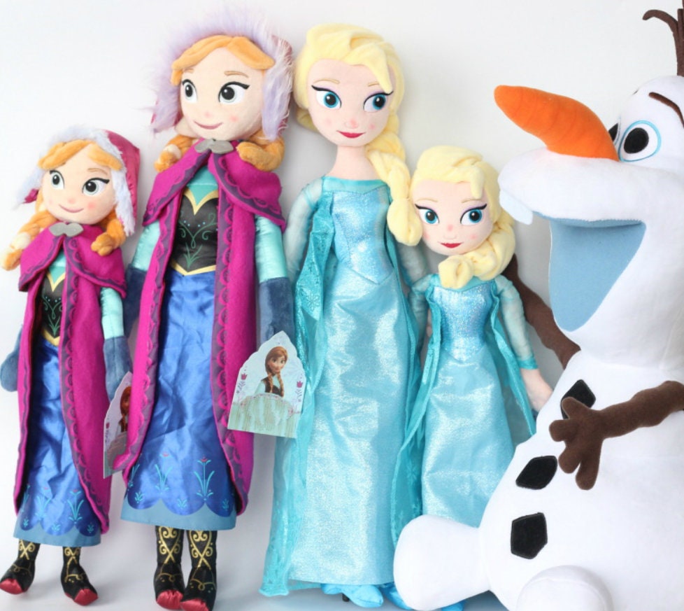50 CM Frozen Anna Elsa Puppen Schneekönigin Prinzessin Anna | Etsy