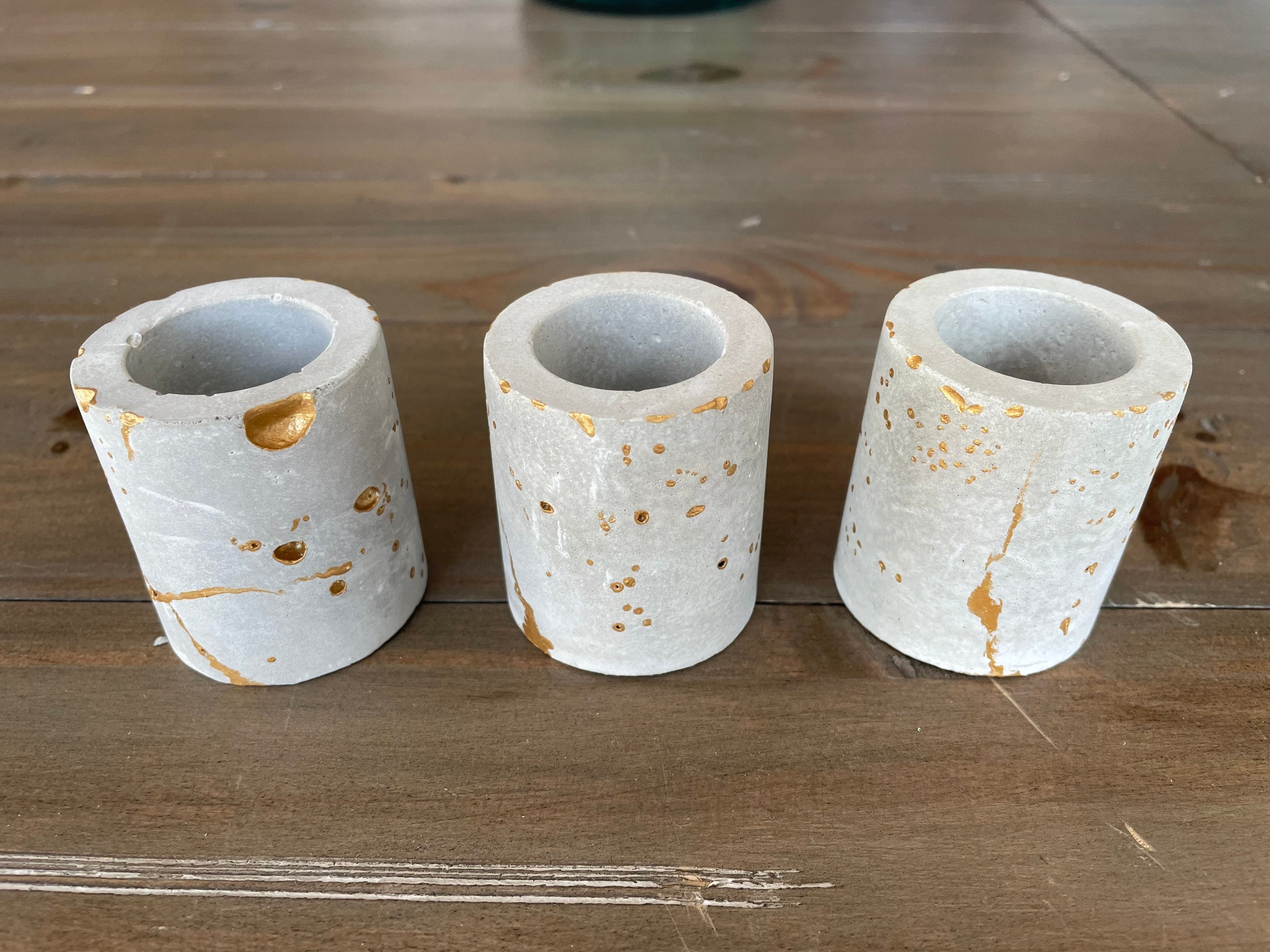 Concrete Cement Planter Set