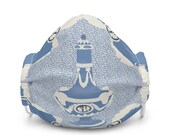 Wedgwood Blue Vase Face Mask