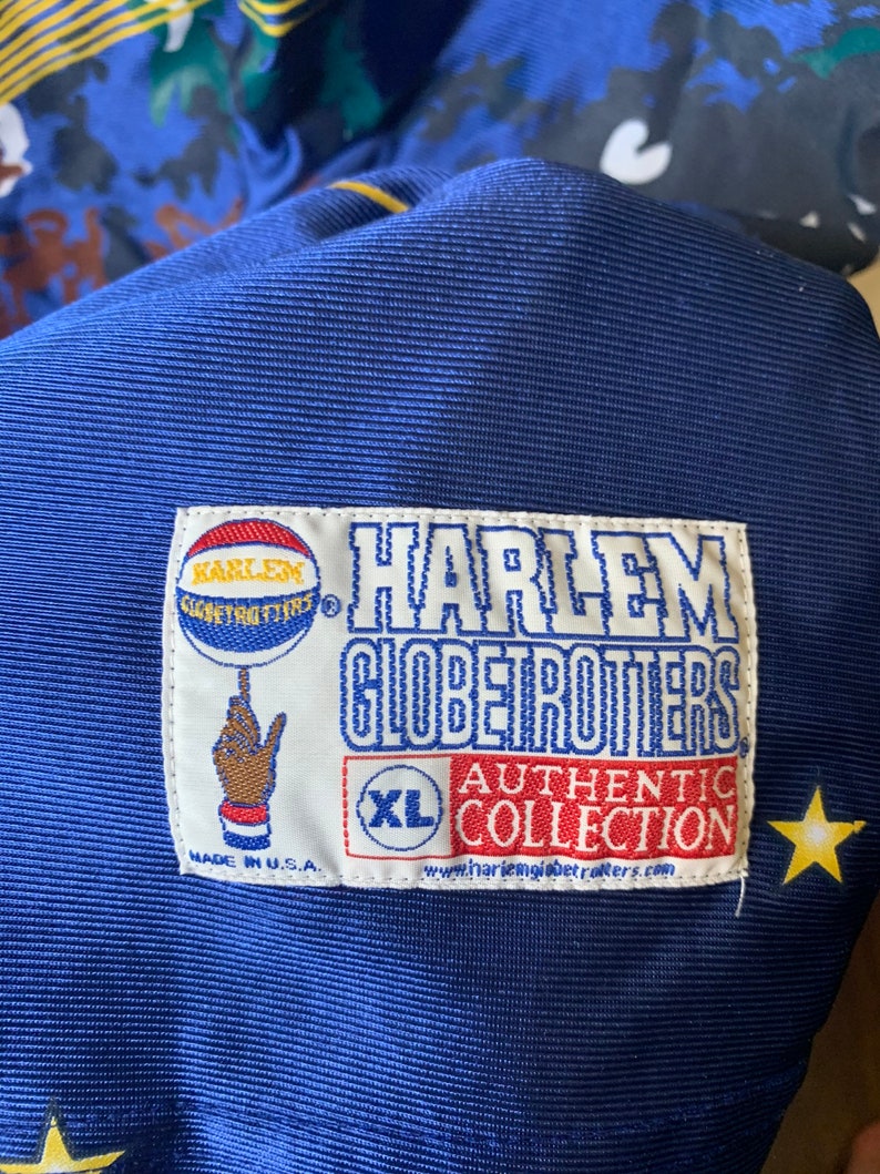 Vintage Rare Reebok The Original Harlem Globetrotters Basketball Jersey image 2