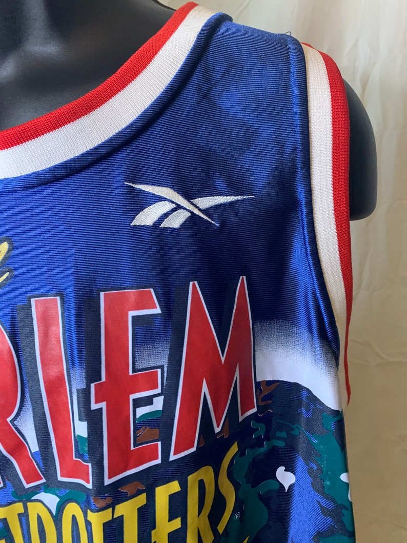 Vintage Rare Reebok The Original Harlem Globetrotters Basketball Jersey image 3