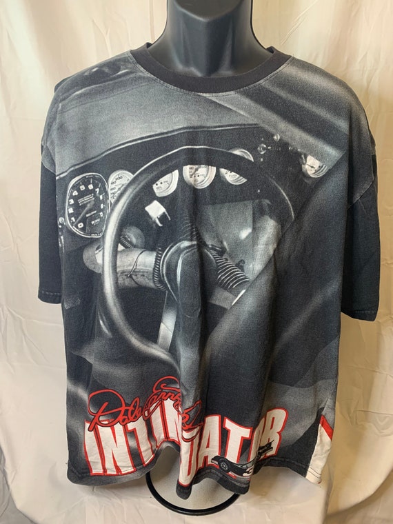 Vintage dale Earnhardt all over print tshirt