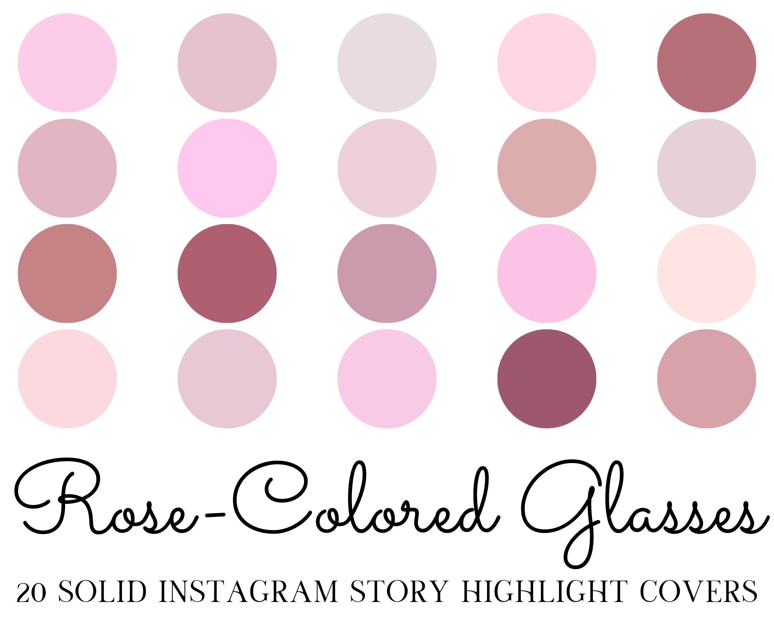 ROSE GOLD PROCREATE Color Palette Hex Codes Pink Red, 52 OFF