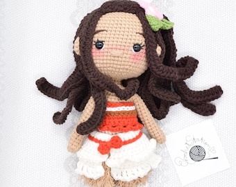 Finished Disney princess / prince crochet dolls, Elsa, Moana, Snow White, Handmade 100%, kids gift, birthday gift, collectable.