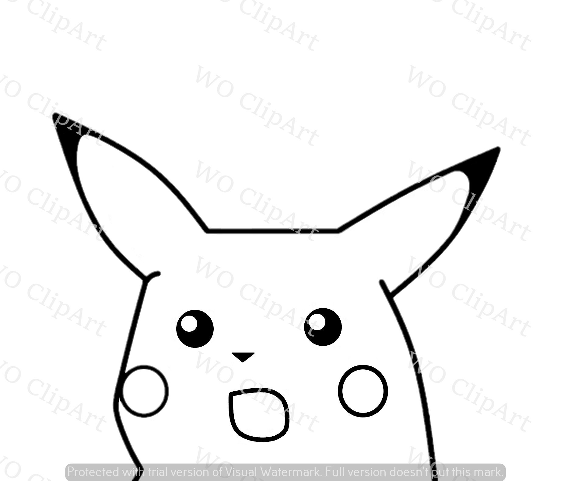 Surprised Pikachu