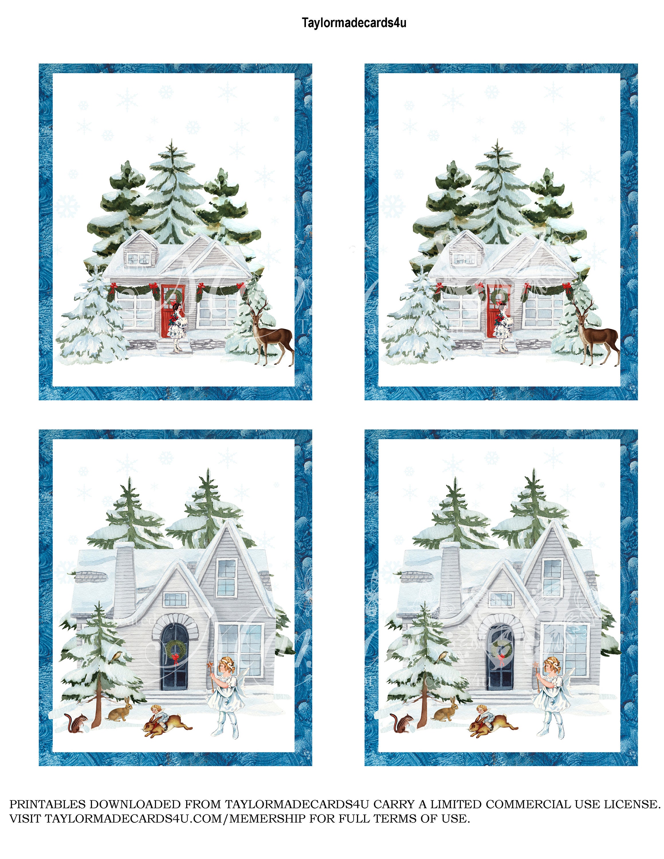 Christmas Dolls, Digital Images, Printable Images - Etsy