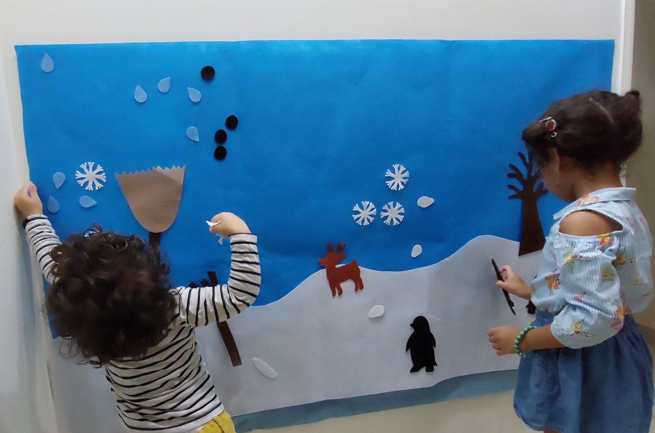 Learning School Toys Toys Games Snowman Felt Board Set For Kids Felt Wall Activity Kid S Birthday Gift Montessori Activity Age 2 3 4 5 6 7 Snowman Dressup Hamaguri Co Jp