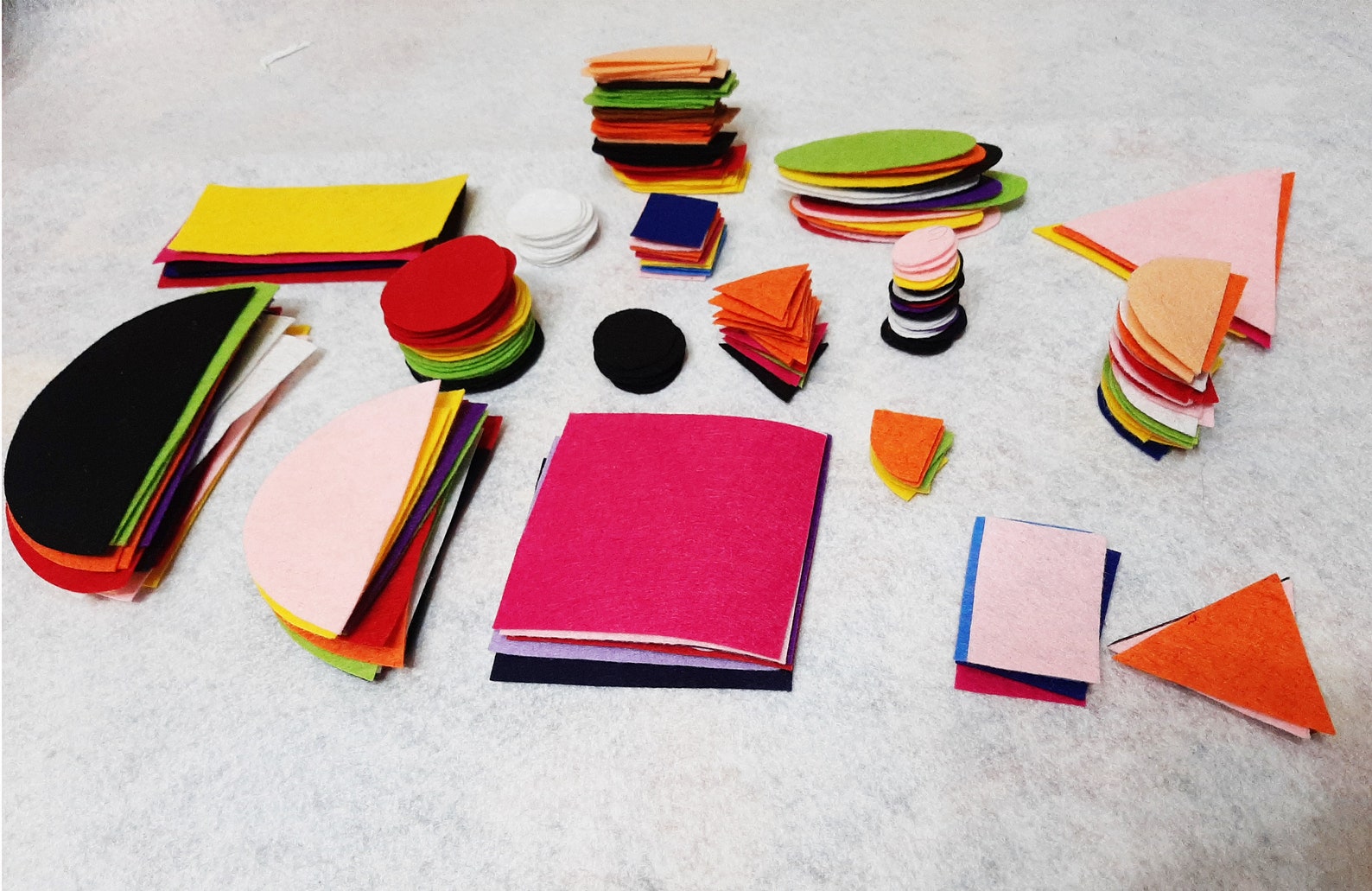 Geometric Puzzle Felt Board // Geometric Shapes Felt Board // Etsy