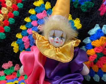 Vintage Tumble Turvy Triangle Toy 1979 Mattel Preschool A Faceful of Fun Neon Spinning Clown Face 70/'s Children/'s Toy of Nightmares